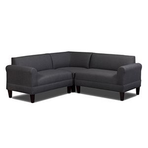 Carolina Accents Briley Sectional Sofa 3-piece Set