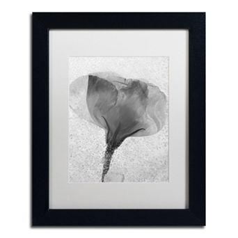Trademark Fine Art Flowers on Ice Framed Wall Art