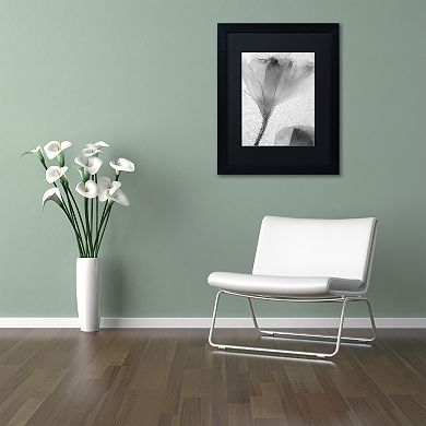 Trademark Fine Art Flowers on Ice-13 Matted Framed Wall Art