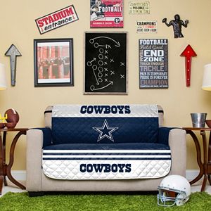 Dallas Cowboys Quilted Loveseat Cover