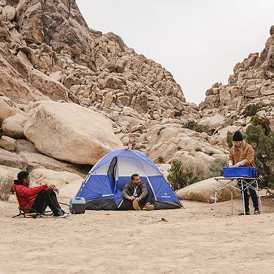 Stansport Pine Creek 3-Person Dome Tent (Blue White)