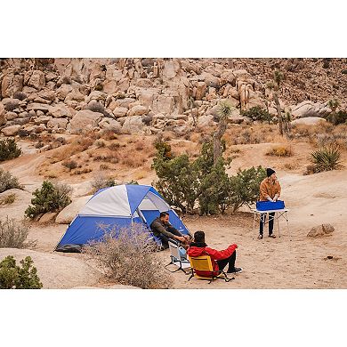 Stansport Pine Creek 3-Person Dome Tent (Blue White)