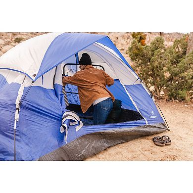 Stansport Pine Creek 3-Person Dome Tent (Blue White)