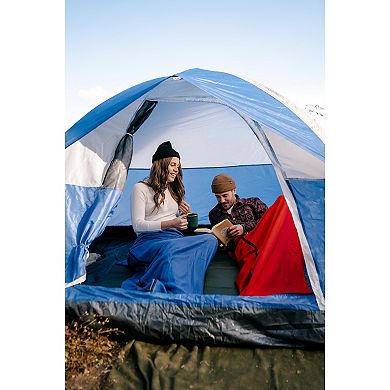 Stansport Pine Creek 3-Person Dome Tent (Blue White)