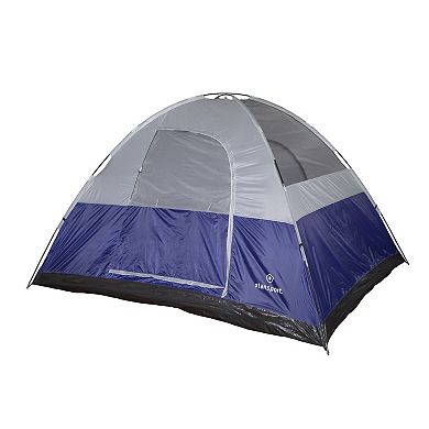 Stansport Teton 4-Person Dome Tent (Blue White)