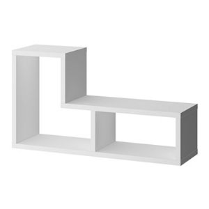 Tvilum Stewart White 2-Shelf Bookshelf