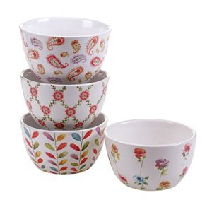 Certified International Rainbow Seeds 4-pc. Bowl Set