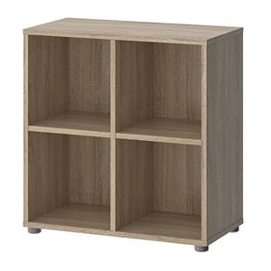 Tvilum Stewart Oak Finish Cube Bookshelf