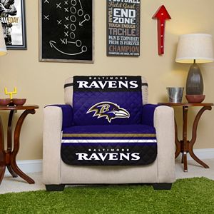 Baltimore Ravens Quilted Chair Cover