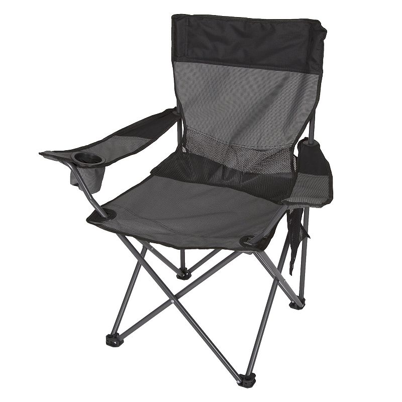61843695 Stansport Apex Deluxe Camp Chair, Black sku 61843695