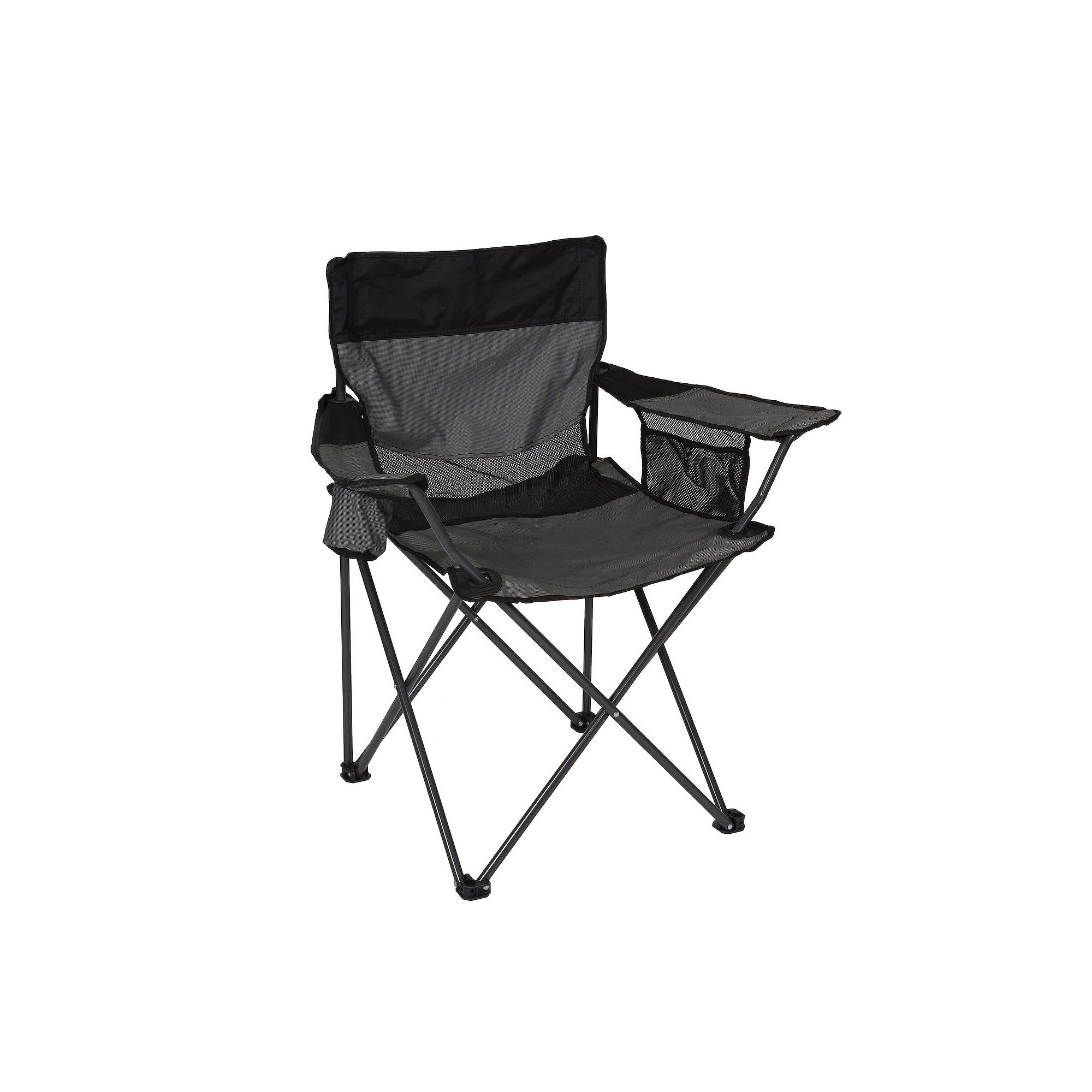 Stansport Apex Deluxe Oversize Camp Chair, Black