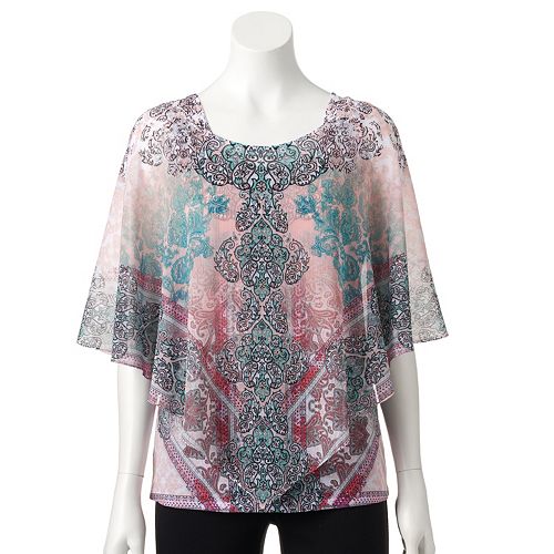 Women's World Unity Embellished Popover Top