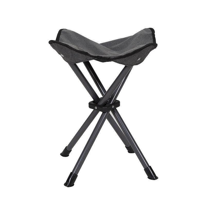 Stansport Deluxe 4-Leg Camp Stool, Grey