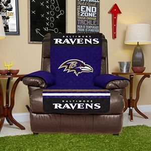 Baltimore Ravens Quilted Recliner Chair Cover