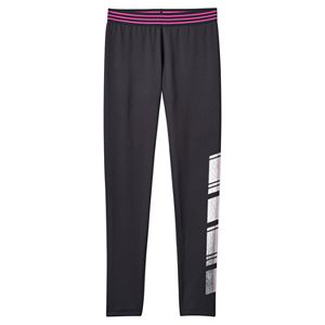 Girls 7-16 & Plus Size SO® Exposed Elastic Graphic Yoga Leggings