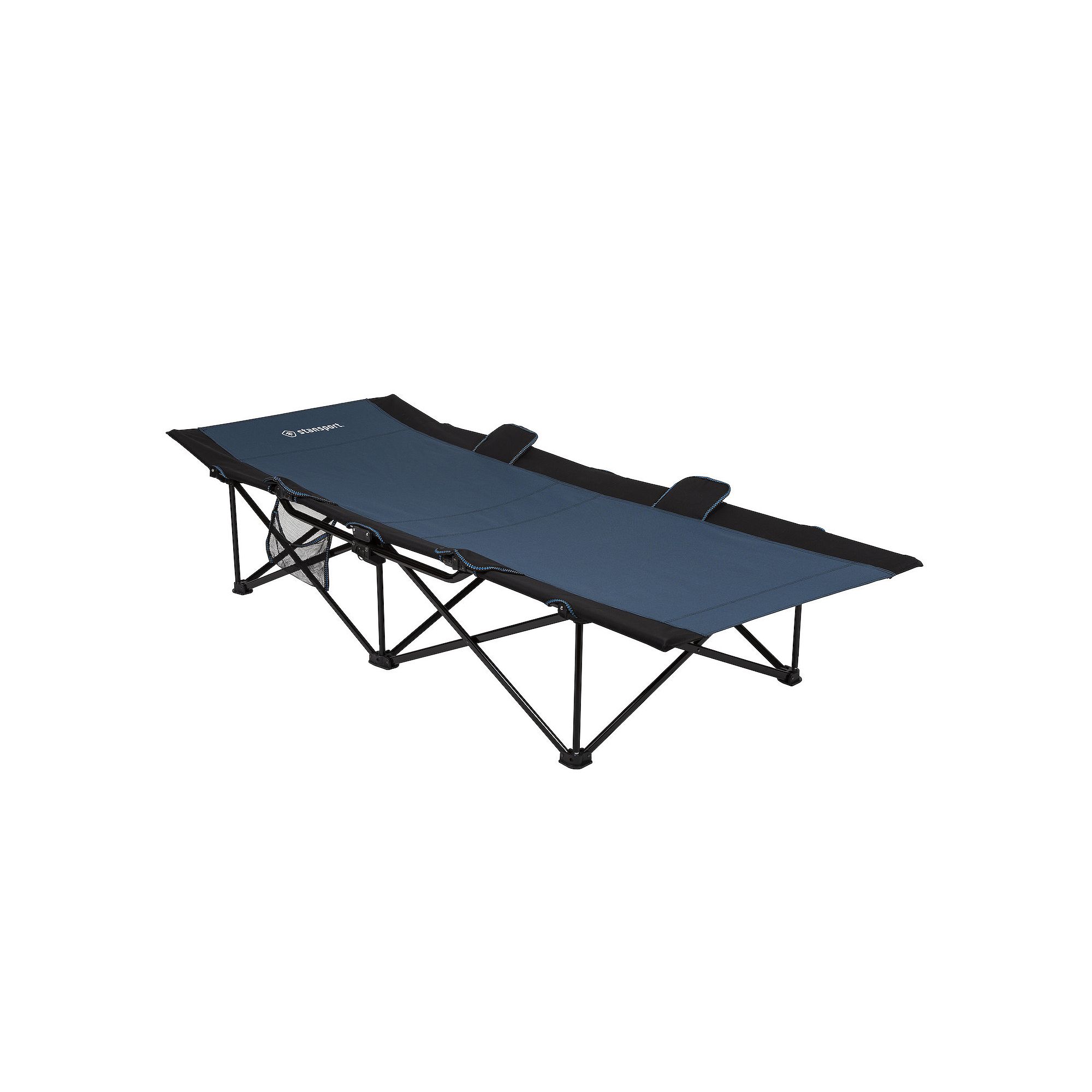 Stansport One-Step Deluxe Camp Cot, Blue