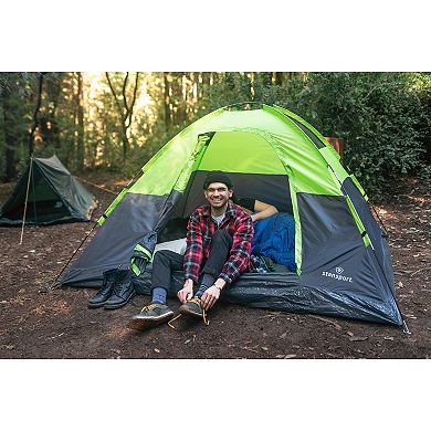 Stansport Pine Creek 3-Person Dome Tent (Gray Green)
