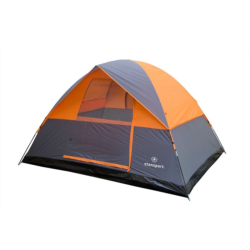 33981498 Stansport Teton 4-Person Dome Tent (Gray Orange) sku 33981498