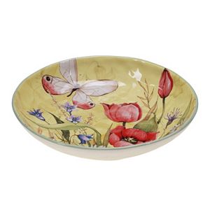 Certified International Floral Bouquet Pasta Serving Bowl