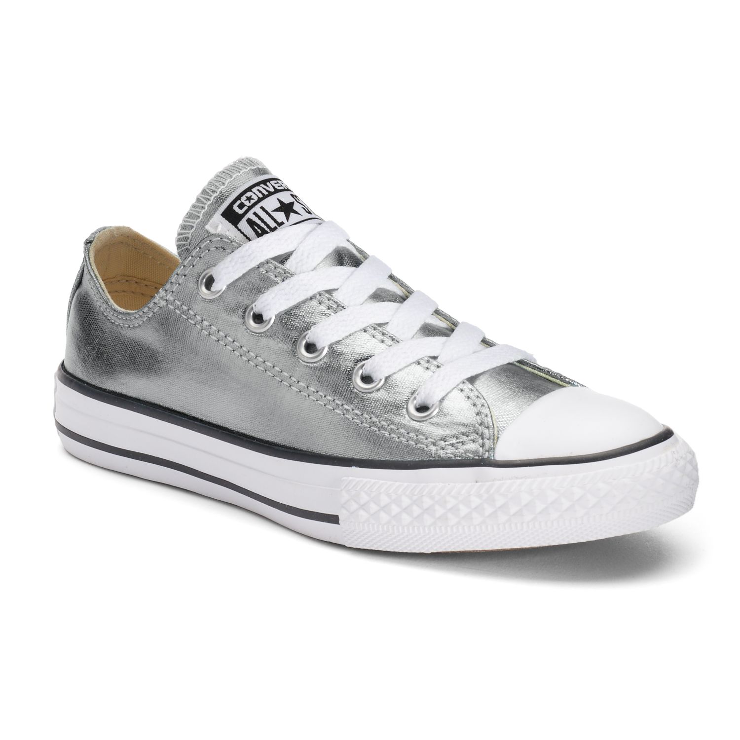 converse metallic kids