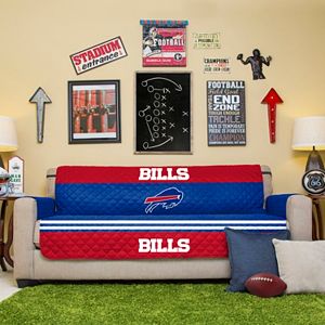 Buffalo Bills Quilted Sofa Cover
