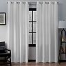 Exclusive Home 2-pack Loha Linen Grommet Top Window Curtains