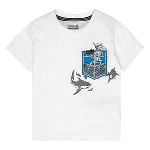 Boys 4-7 Hurley Skeleton Pocket Tee