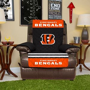 Cincinnati Bengals Quilted Recliner Chair Cover