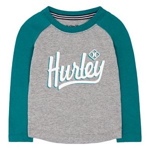 Toddler Boy Hurley High-Low Raglan Tee