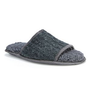 MUK LUKS Men's Andy Sweater Slide Slippers