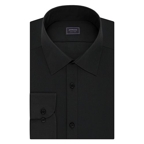 Big & Tall Arrow Regular-Fit Poplin Wrinkle-Free Dress Shirt