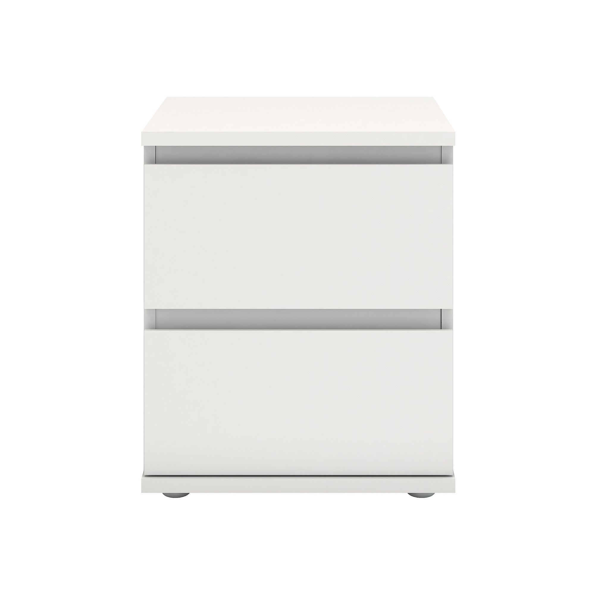 Tvilum Aurora 2-Drawer Nightstand, White
