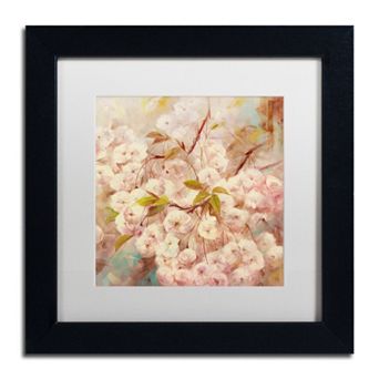 Trademark Fine Art Rose Bush I Matted Framed Wall Art