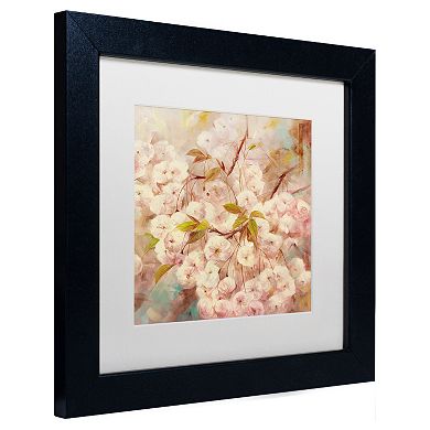 Trademark Fine Art Rose Bush I Matted Framed Wall Art
