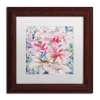 Trademark Fine Art Lily Patch Framed Wall Art