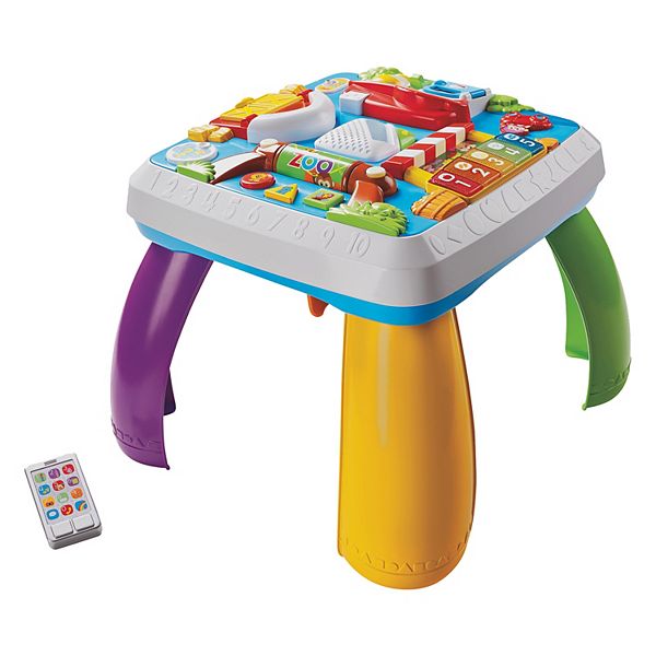 Fisher-Price Laugh and Learn Around The Town Learning Table 9 Lights 120 Songs for sale online 