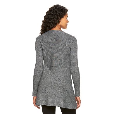 Women's Dana Buchman Open-Front Ribbed Cardigan