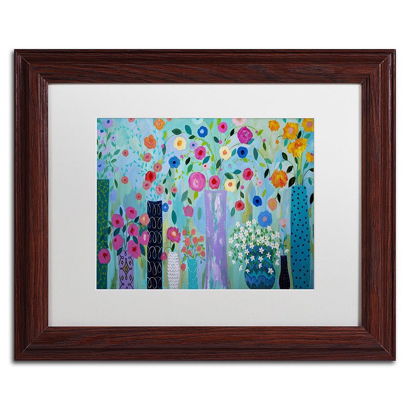 Trademark Fine Art Magical Framed Wall Art, Blue, 11X14