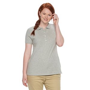 Juniors' Plus Size SO® Uniform Polo Top