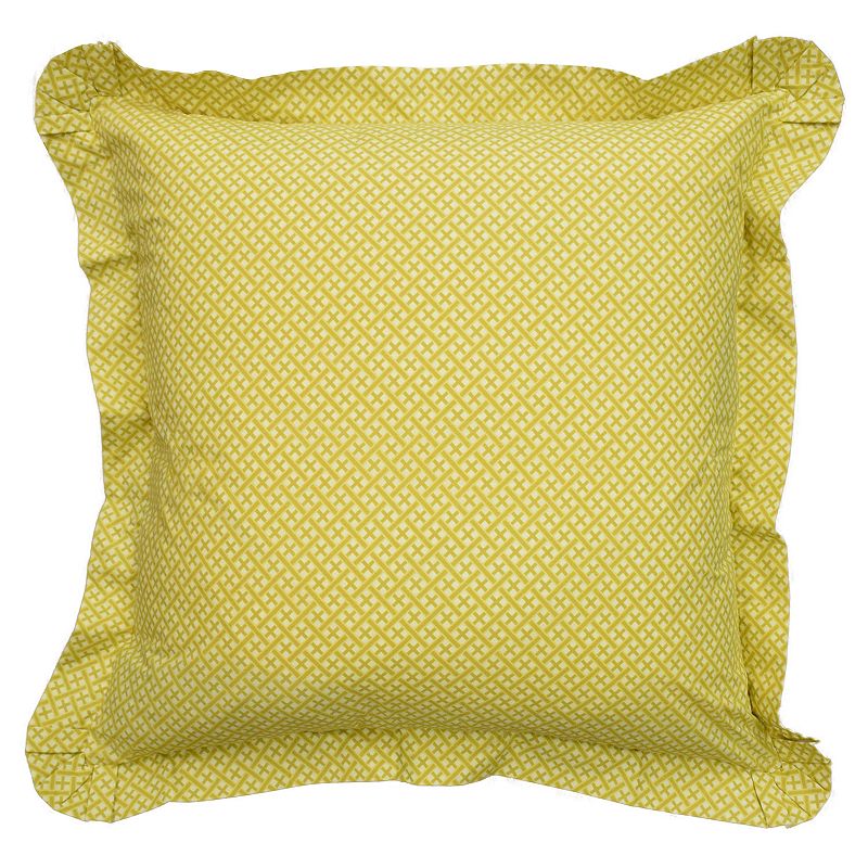 Waverly Swept Away Euro Sham, Yellow