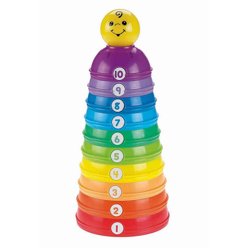 UPC 027084436747 product image for Fisher-Price Brilliant Basics Stack & Roll Cups, Multicolor | upcitemdb.com