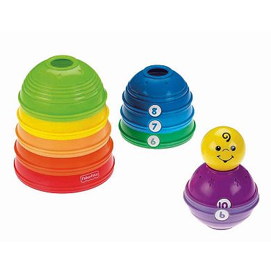 Fisher-Price Brilliant Basics Stack and Roll Cups