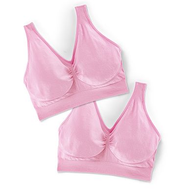 Just My Size Bras: 2-pack Pure Comfort Full-Figure Wire-Free Bra 1263