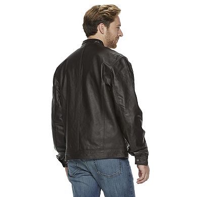 Men's Vintage Leather Leather Racer Jacket