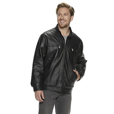 Men's Vintage Leather Leather Racer Jacket