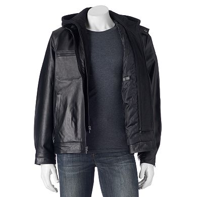 Men's Vintage Leather Leather Racer Jacket