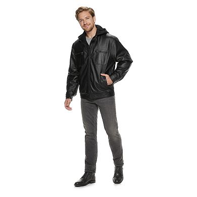 Men's Vintage Leather Leather Racer Jacket