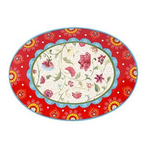 Certified International Anabelle Oval Serving Platter