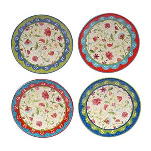 Certified International Anabelle 4-pc. Appetizer Plate Set