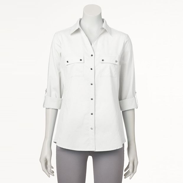 Womens dress shirts clearance kohls